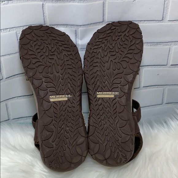 Merrell Dark Earth Brown Sport Sandals Size 7 - Picture 7 of 7